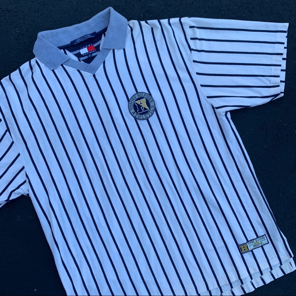 Vintage Tommy Hilfiger Athletic Polo T Shirt
